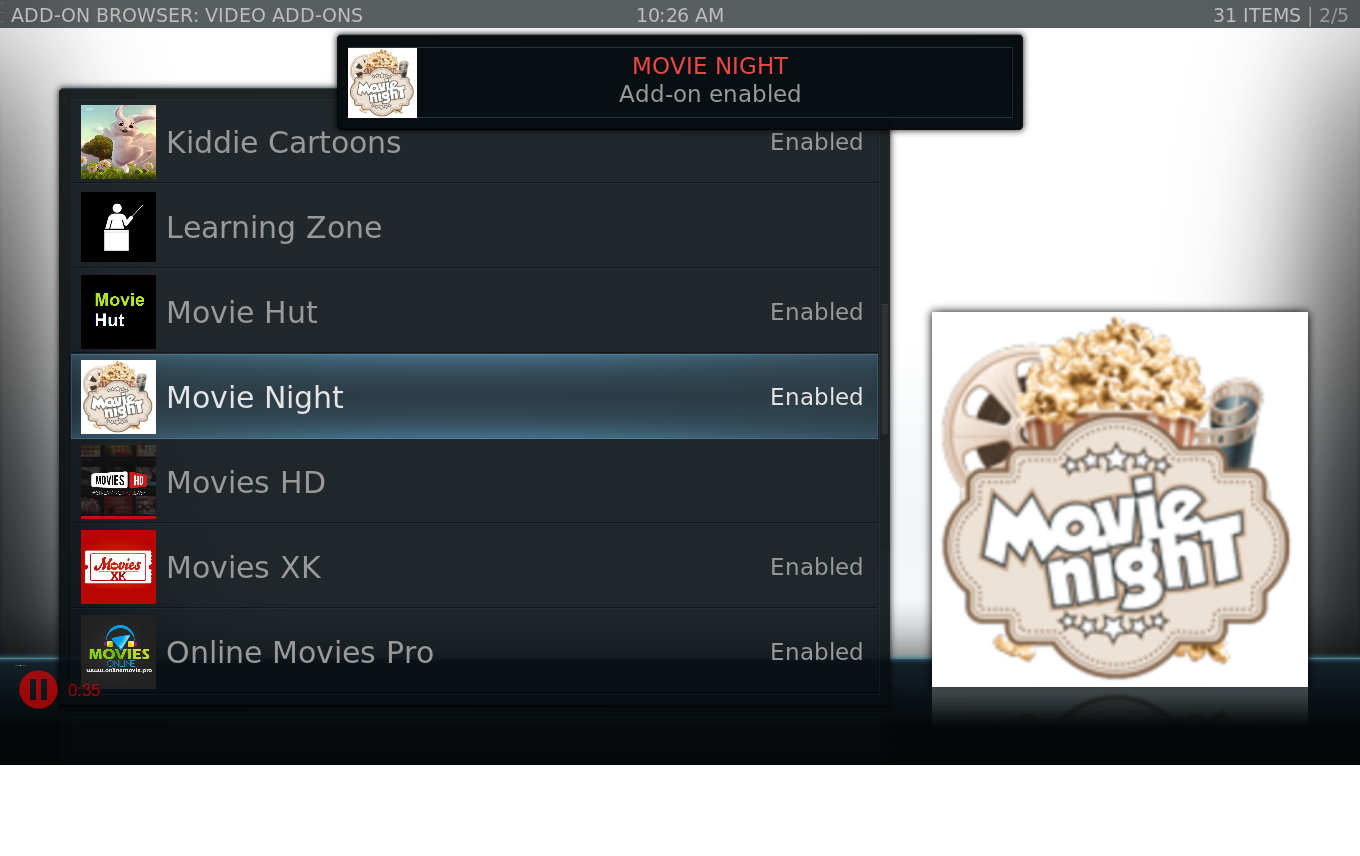 Read more about the article Movie Night Addon Kodi Fixed December